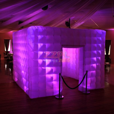 2018 Party rental mini led cheap portable used inflatable photo booth tent enclosure for sale