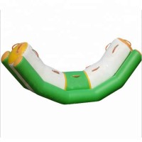 PVC thick material colorful inflatable toys,inflatable floating seesaw for kids water game