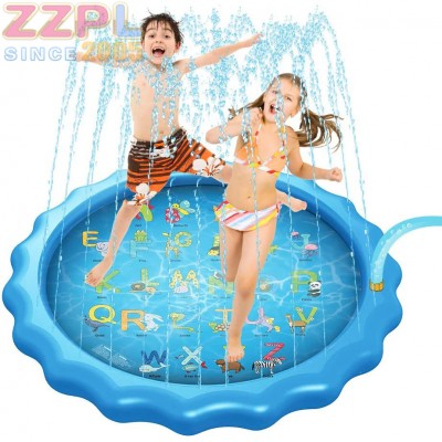 Outdoor Summer Spray Toys Sprinkler Pad Inflatable Water Sprinkle Splash Mat