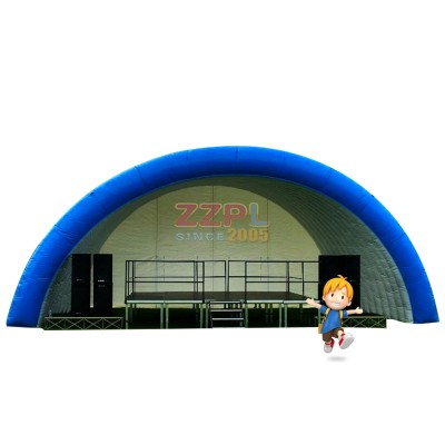 ZZPL Crowd Barrier inflatable stage cover,inflatable stage roof tent for sale